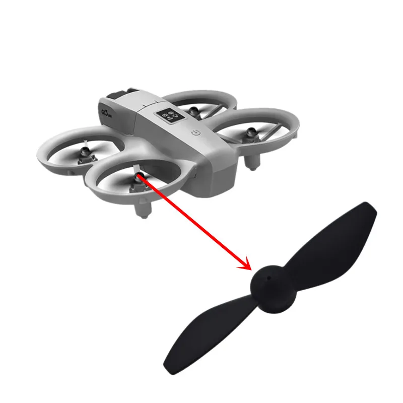 Hélice de rechange pour drone i1 Pro, pale de rotor avec embout central, vue de profil.