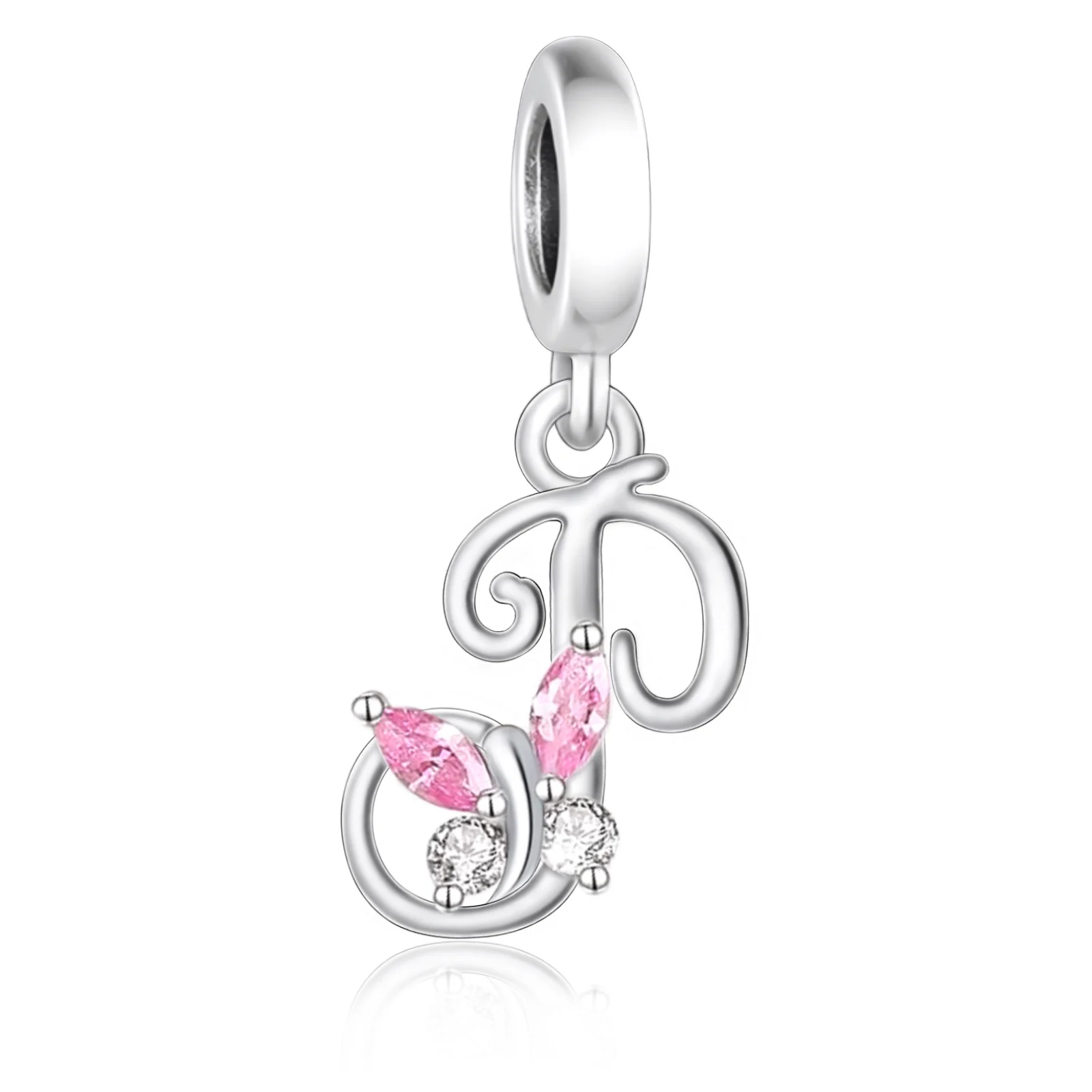 FC Jewelry Fits Original Pan Charms Bracelets Necklace 925 Sterling Silver A-Z Alphabet Letter Kralen Beads Birthday Berloque 3