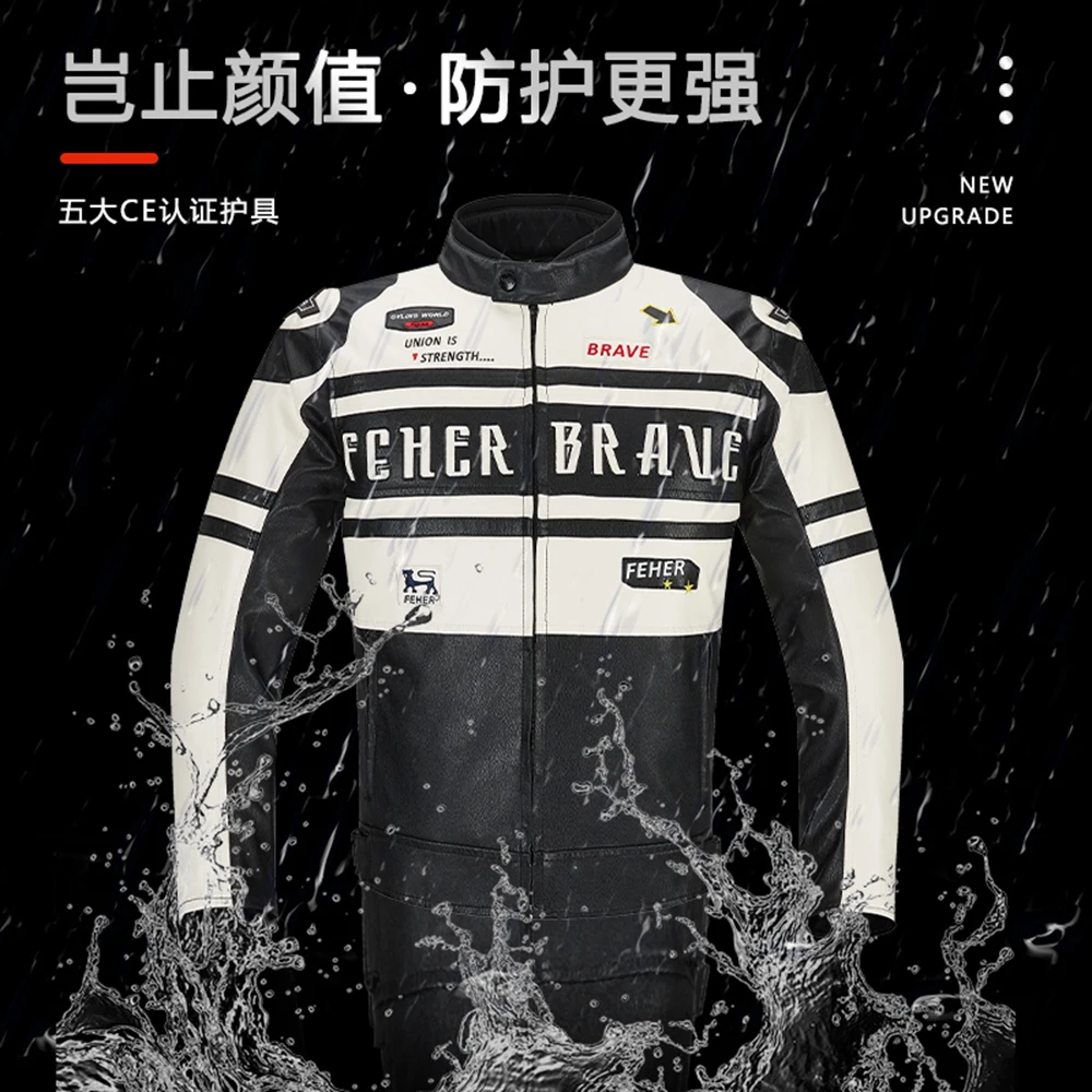 Women Motorcycle Jacket Slow Rebound Soft Protective Gear Motocross Jacket Windproof Rainproof Moto Clothing Men