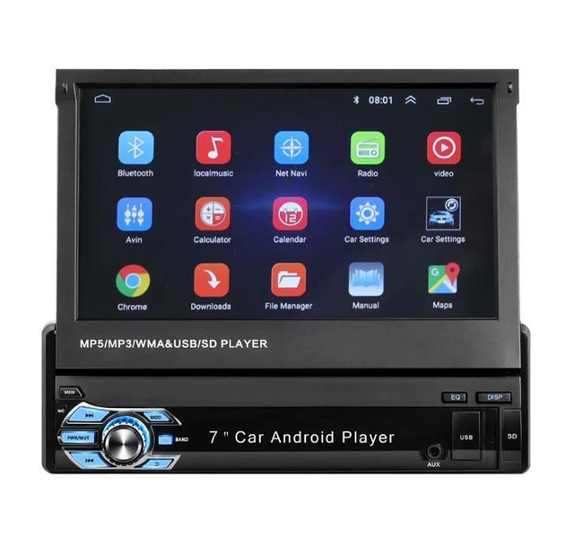 motorizado 1 din cd player auto car autoestereo mp5 autoradio mirror link radio  pantalla 1 din car android - AliExpress