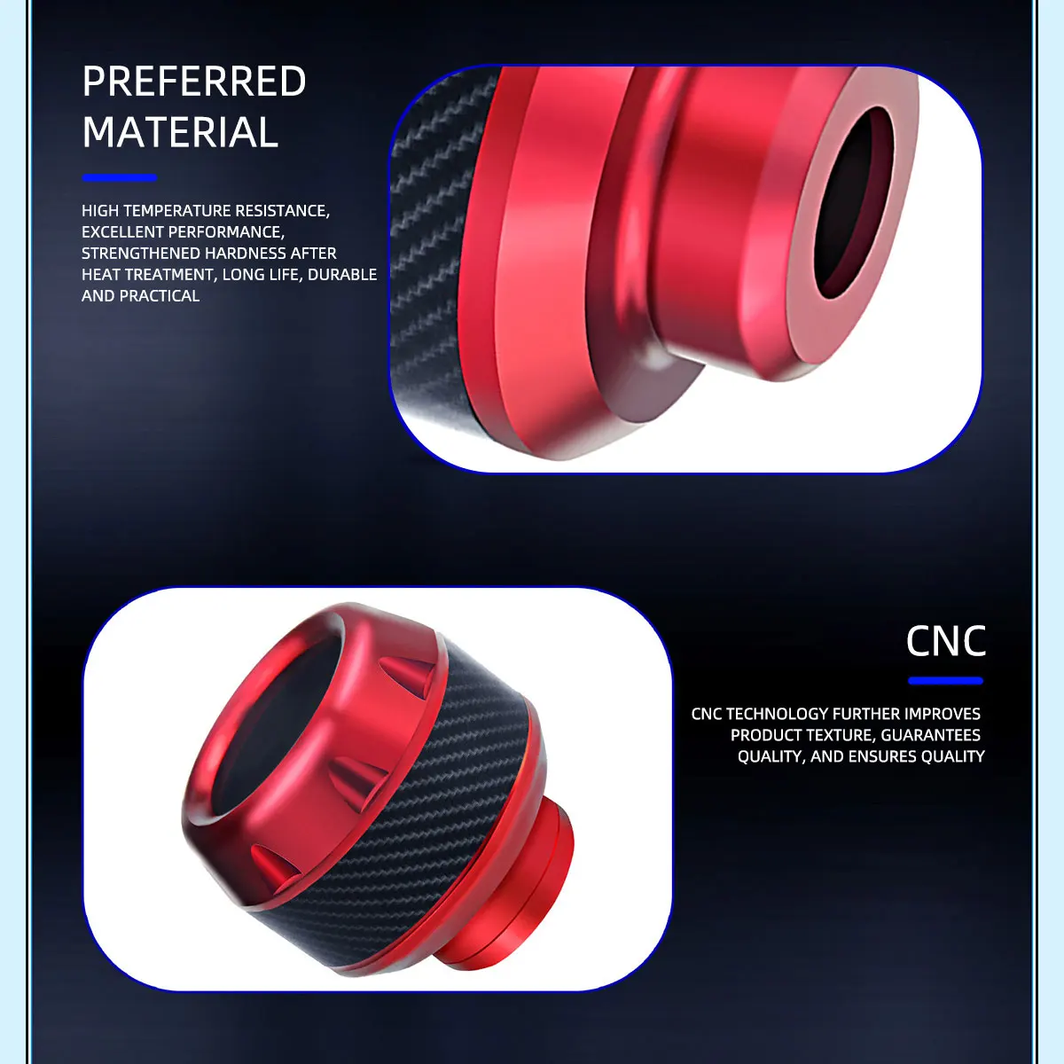 2PCS 오토바이 충돌 방지 장치 탄소 스쿠터 휠 프론트 포크 프레임 Anti-fall Cup Protector Modified Motor Accessorie Black