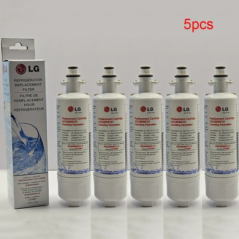 Description Picture 2 of itemLong Lasting LG LT700P Fridge Water Filter Replacement Compatible with LFXS30766S ADQ36006101 Kenmore