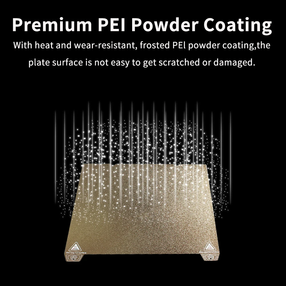양면 인쇄 PEI 강판, Creality K1/K1 MAX Ender 3 S1 Pro Ender3 S1/ 5 S1, 235x23, 5mm, 315x310mm 빌드 플레이트