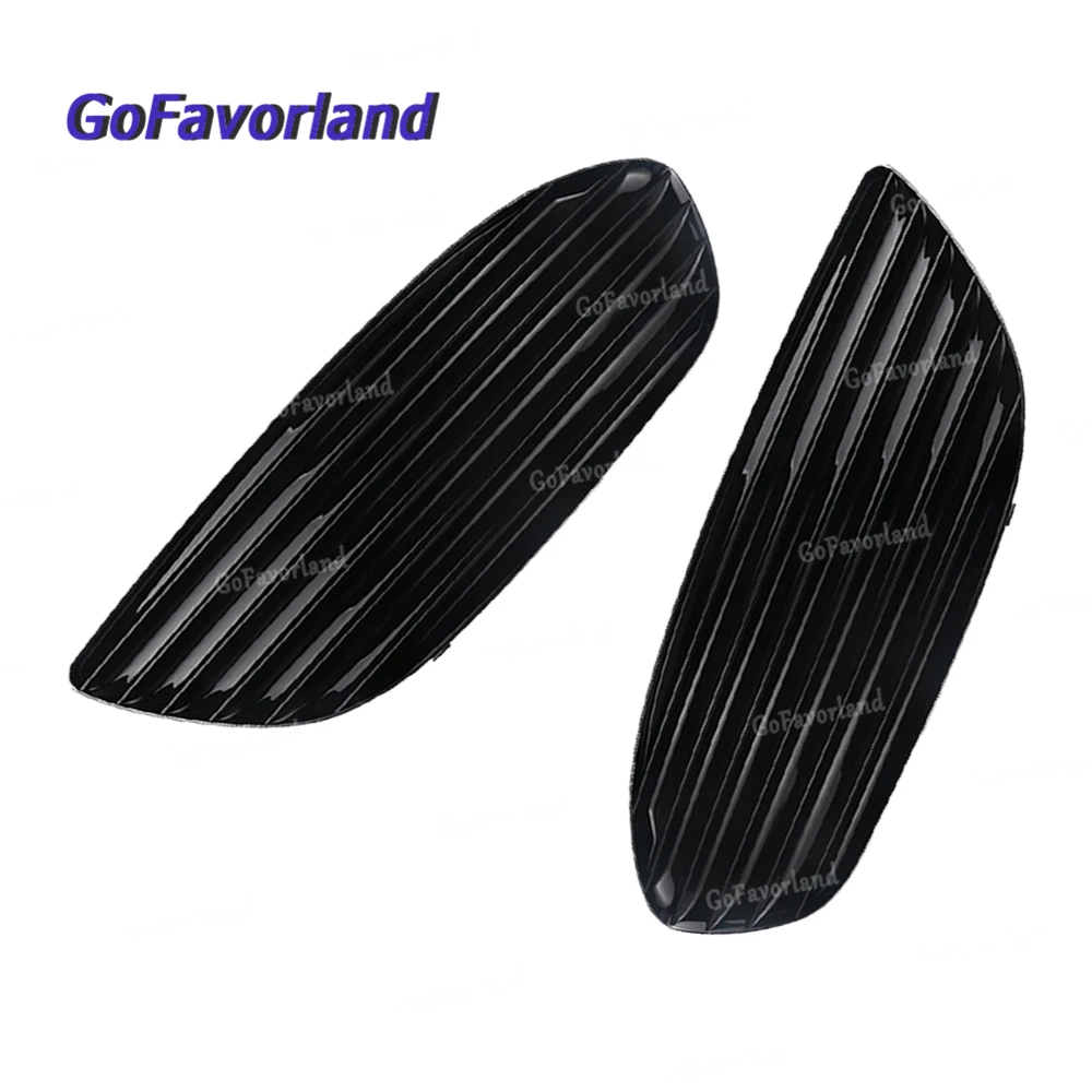 

Pair Front Left Right Bumper Fog Light Cover Plastic Black 2058851523 2058851623 For Mercedes C-Class W205 2015 2016 2017 2018