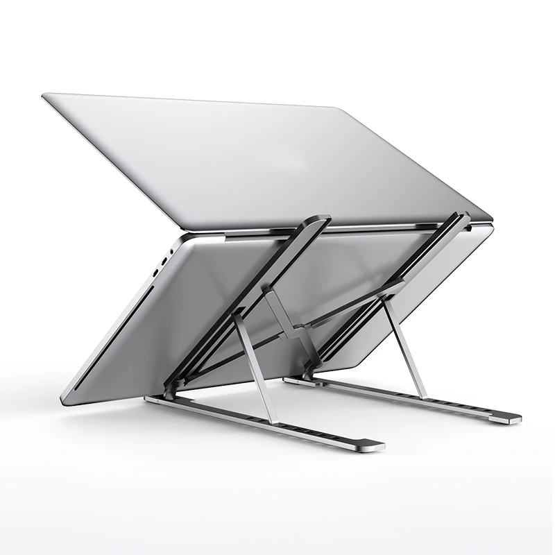 

Rotatable Clear Laptop Stand Adjustable Computer Foldable Laptop Stand For Desk
