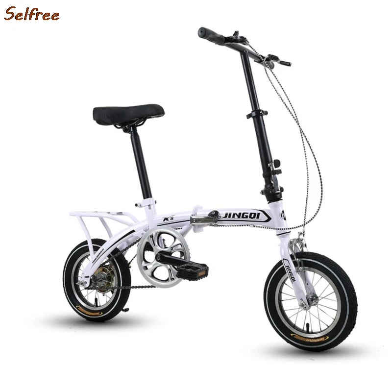 Selfree12 pollici bici Pieghevole adulti uomini e donne studenti Ultra-leggero portatile Chauffeur Bike Single Speed Bicicletta Pieghevole - immagine 5
