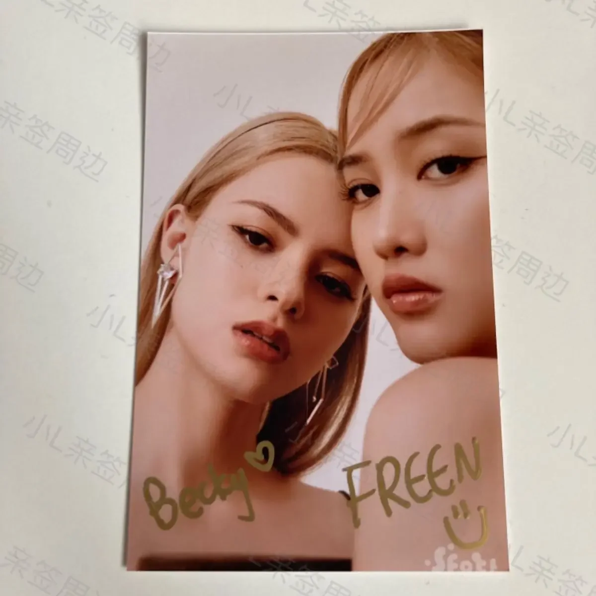 IDOLFACTORY Thai Drama The Pink Theory FreenBecky Signature Photo