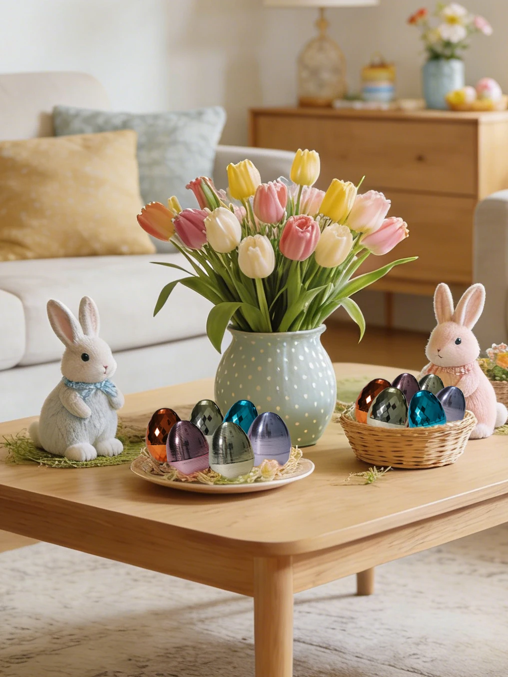 Colorful Easter Foam Eggs 1