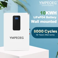 Batterie LiFePO4 de qualité A, 5kwh/10kwh, 100% pleine capacité, 48v, 100ah/200ah, 8000 Cycles, BMS intégré, stockage d'énergie 2