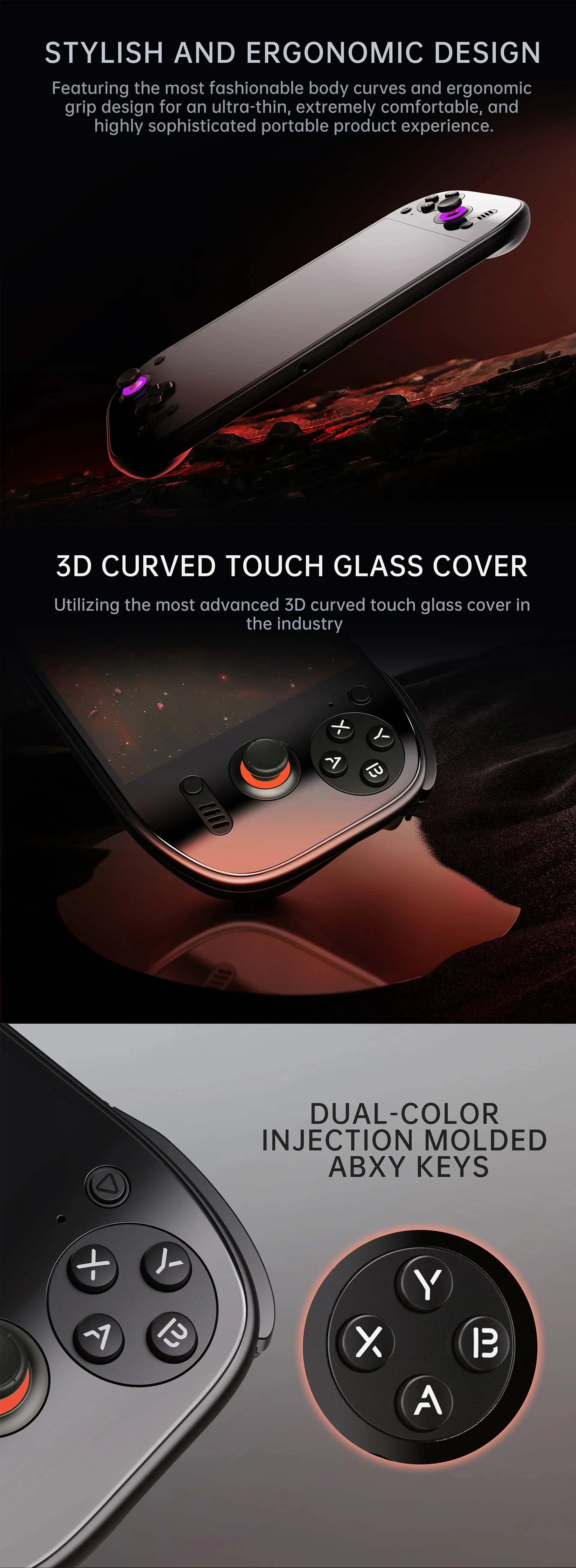 Console Ayn Odin 2 Portal 120Hz 16GO RAM 1 TO Blanc