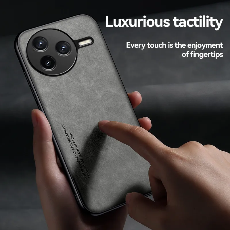 Shockproof Magnetic Protective Case with Skin-Feel Cover