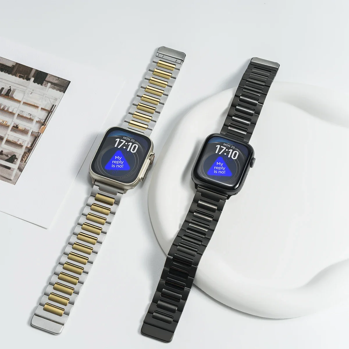 Sleek Stainless Steel Magnetic Bracelet