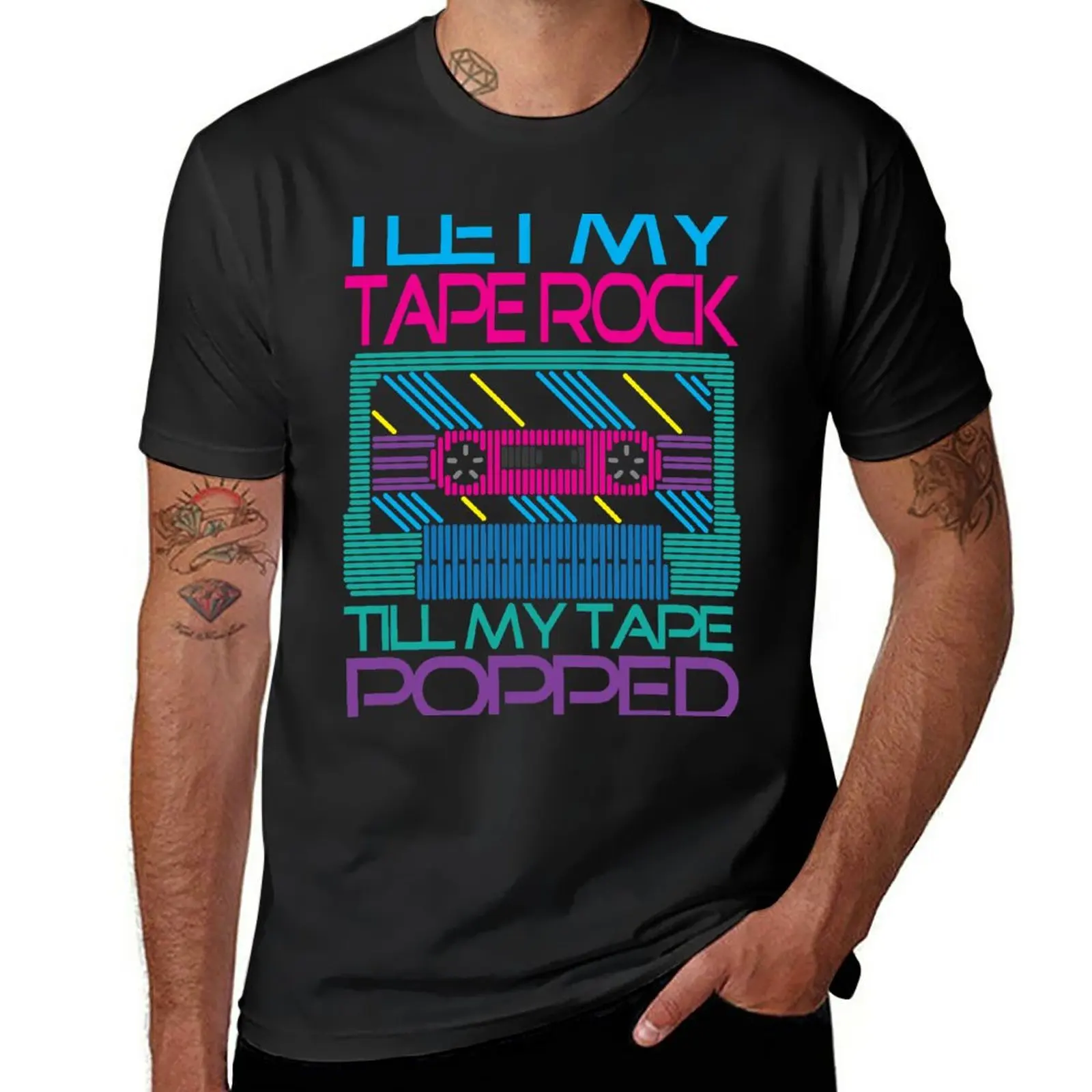 

New Tape Popped!! T-Shirt t shirt man tees funny t shirts for men