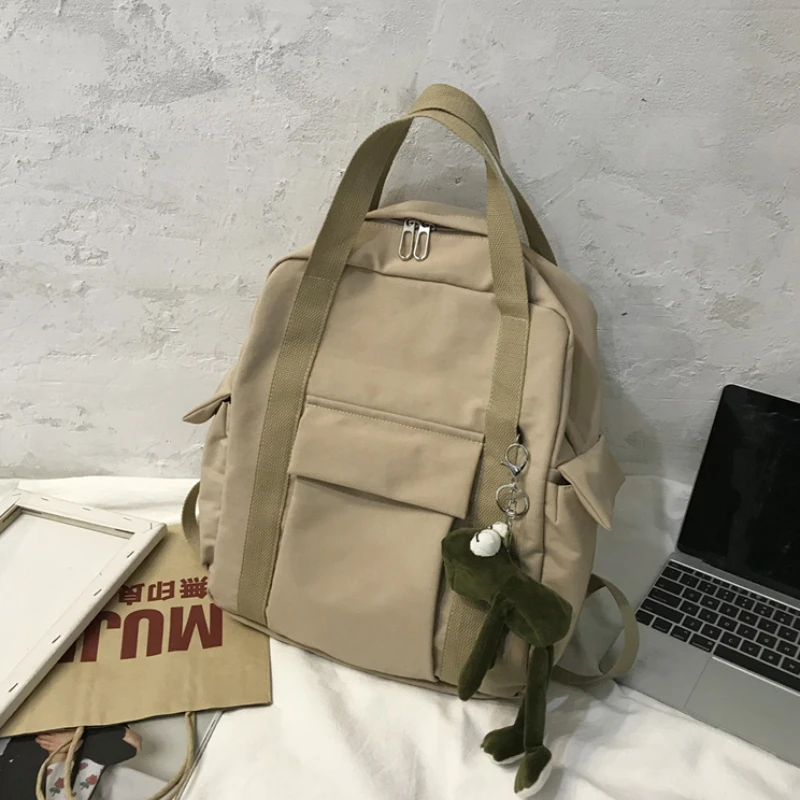 

Ins Japanese Harajuku Girl Backpack, Mori Literature and Art Small Fresh Schoolbag Female Simple and Versatile Backpack