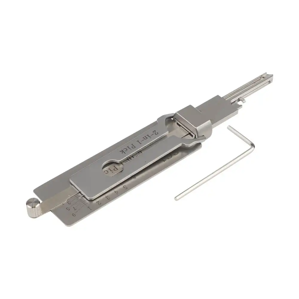 Stainless Steel Key Decoder Precision Hook And Pickup Hand Tool O-ring Pickup Kit Hook Tools Maintenance Repair Kit Key Decoder Tool Kit