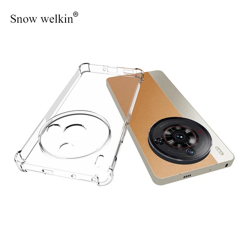 For nubia Z50SPro Airbags Buffer Full Protection Case For ZTE nubia Z50S Pro Clear Soft TPU Shockproof Back Case Cover 3