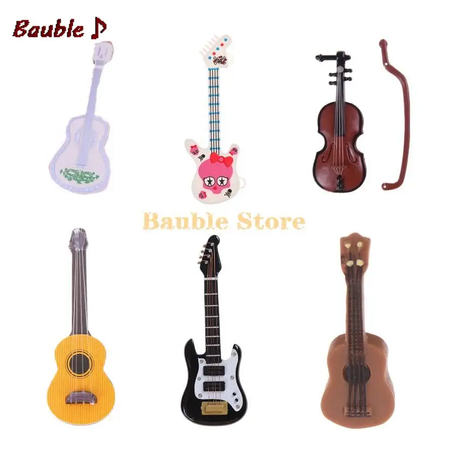 13-Styles-Mini-Guitar-Doll-House-Miniatures-Lovely-Cute-Fairy-Garden ...