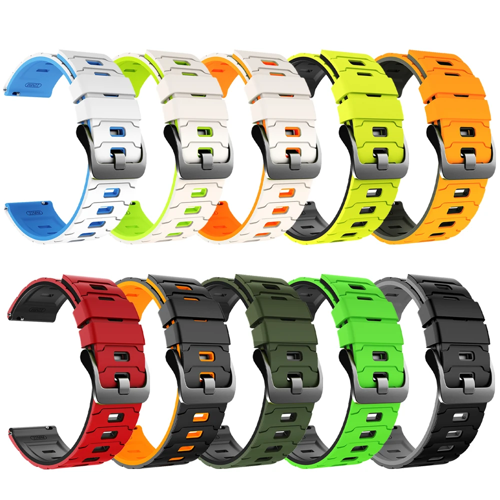 Premium 22mm Wide Replacement Watch Band Strap, Compatible with Smartwatches