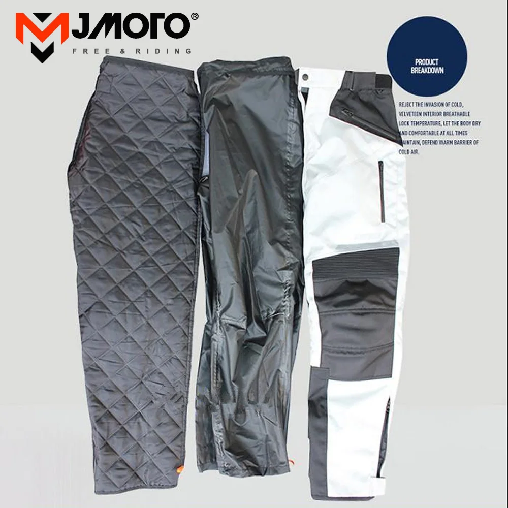 LYSCHY Summer Winter Detechable Waterproof Motorcycle Jacket Breathable Mesh Jacket Moto Pants Suit Clothing Protective Gear