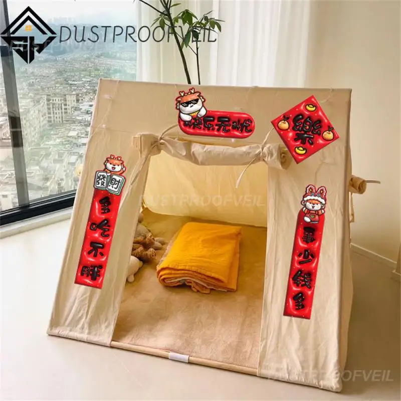 

Мультяшный четырехсимвольный парный высококачественный материал уникальный дизайн дверная наклейка праздничное украшение привлекательный китайский новый Ye