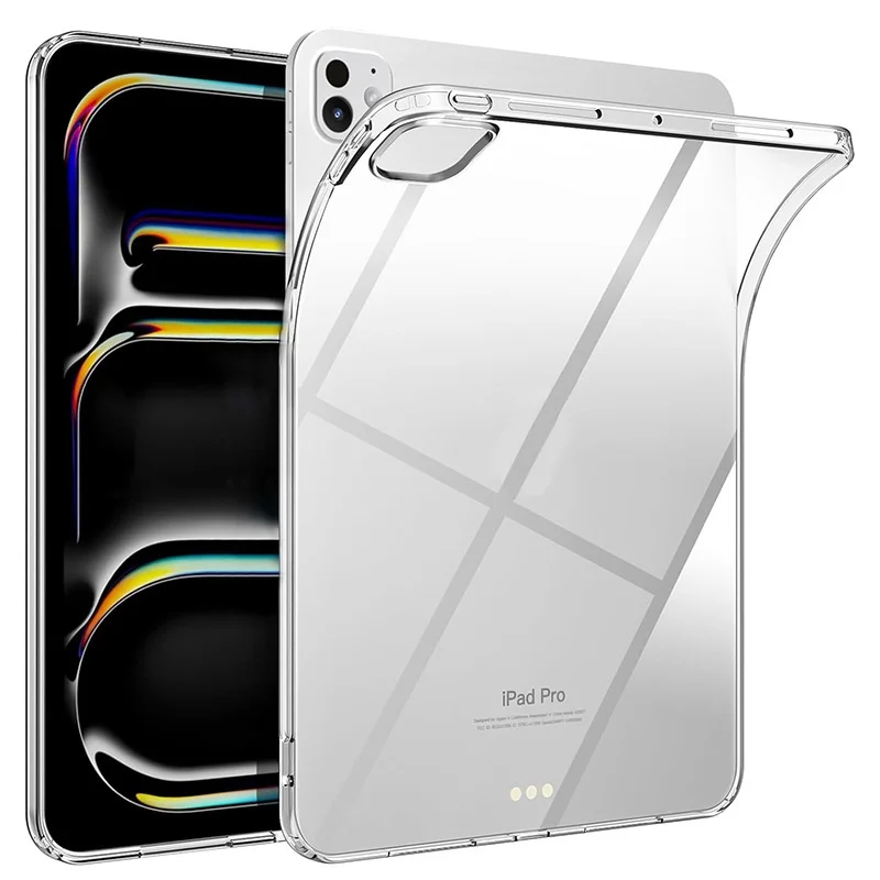 Premium TPU Transparent Silicone Shockproof Tablet Case Cover