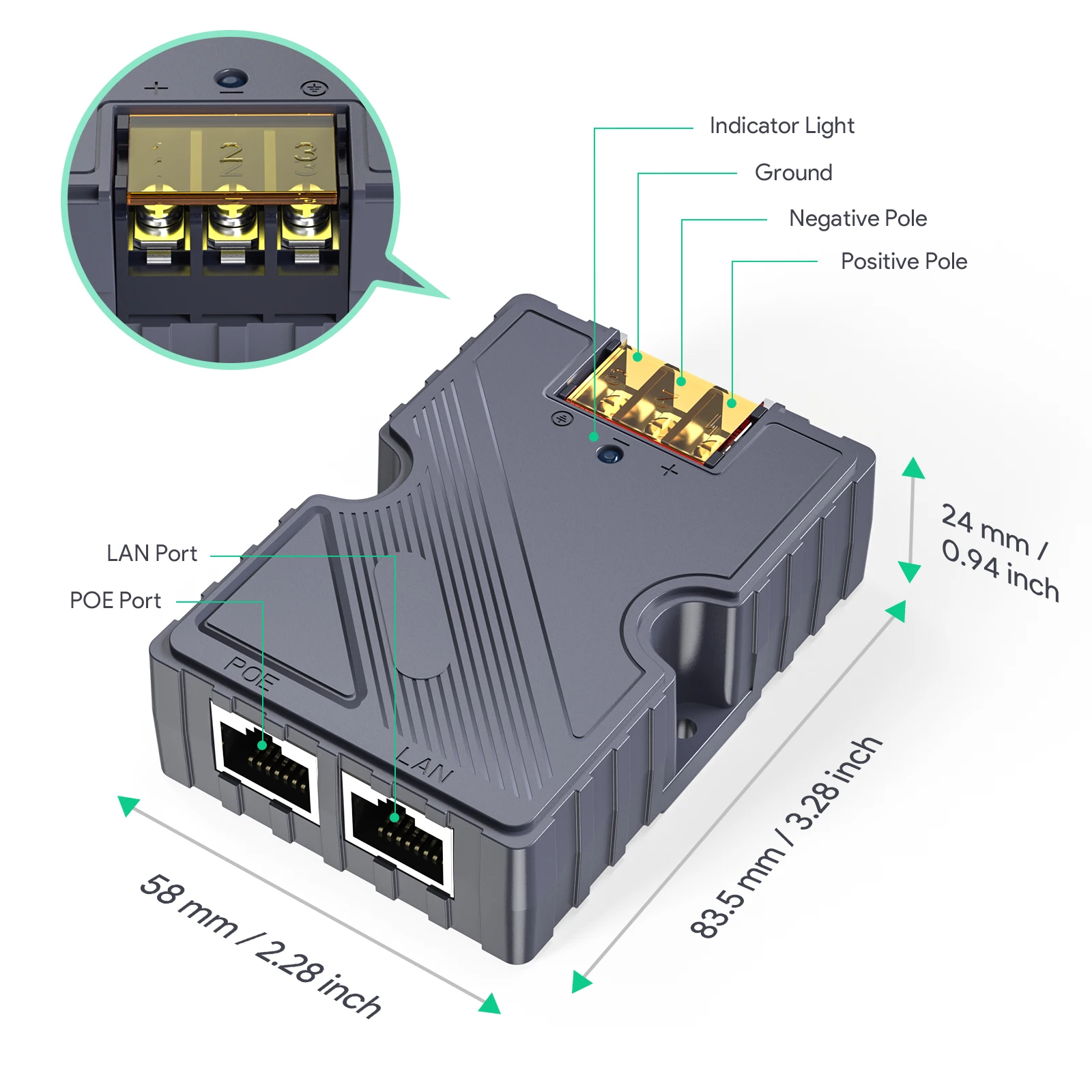 V2, Conversão 48V a 57V com Proteção Contra Surtos e ESD, 150W