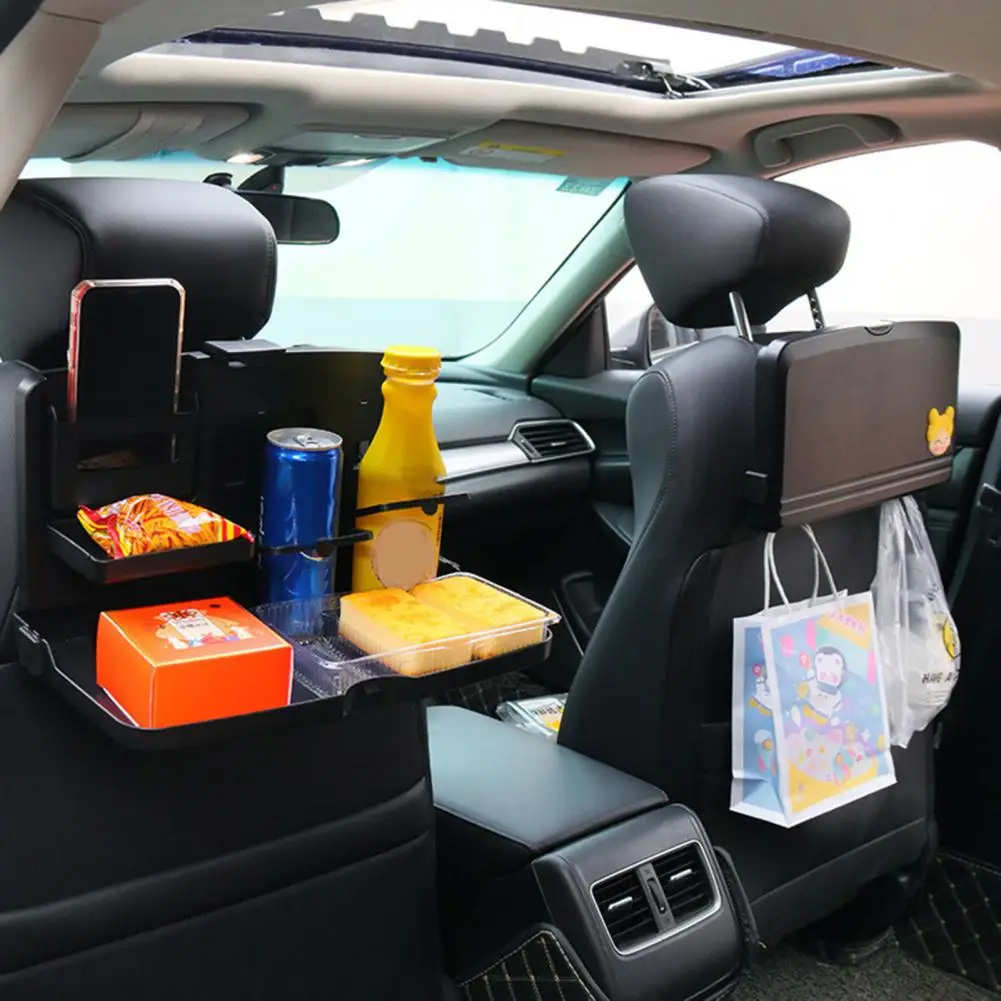 Auto Klapphalterung für Essen Tablett Getränkehalter Auto Back Rücksitz  Tisch Telefon Aufbewahrungsbox Zubehör