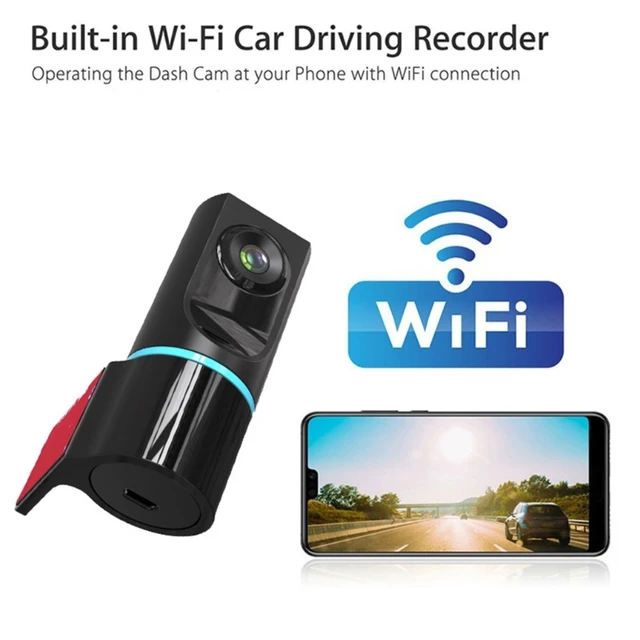 WIFI 1080P HD Dash Cam Car Camera Driving Recorder Car Video Mini Dashcam  Safe