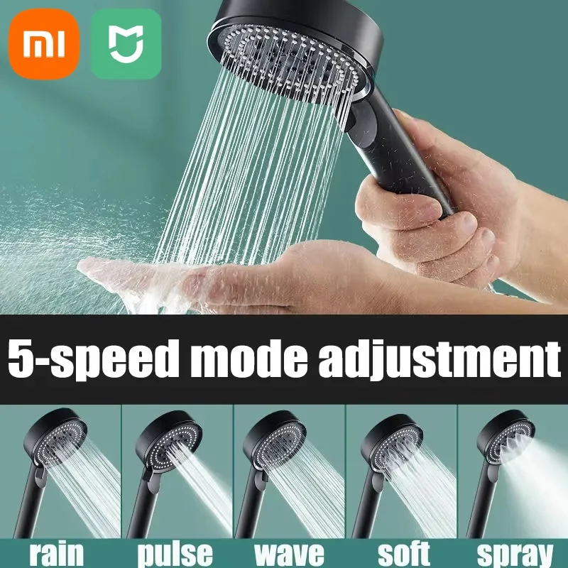 Xiaomi 5-Modes High Pressure Shower Head Water Saving Adjustable Water Massage Sprayer shower head