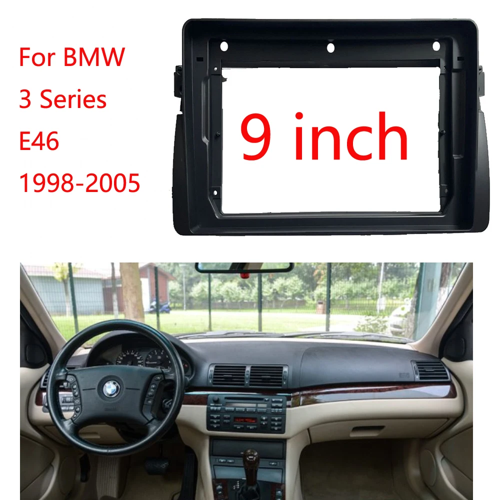 Комплект рамок для автомагнитолы 9 дюймов BMW 3-серия (E46) 1998-2005 | Автомобили и