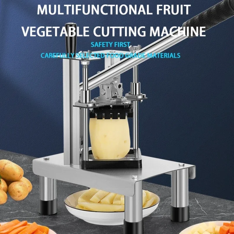 Multifunctional Machine Commercial Vegetable Fruit Chopper Dicer Cutting Machine Stainless Vertical Dicer Steel Potato Cutter 1