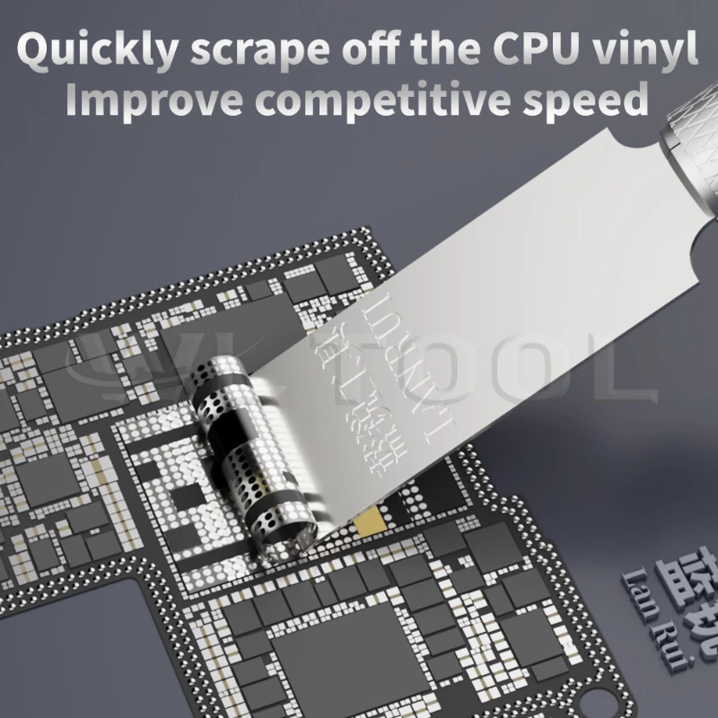 LanRui 007 휴대 전화 수리 용 콜드 블레이드 주걱 CPU 경쟁 접착제 긁기 비 흔적 접착제 제거 도구