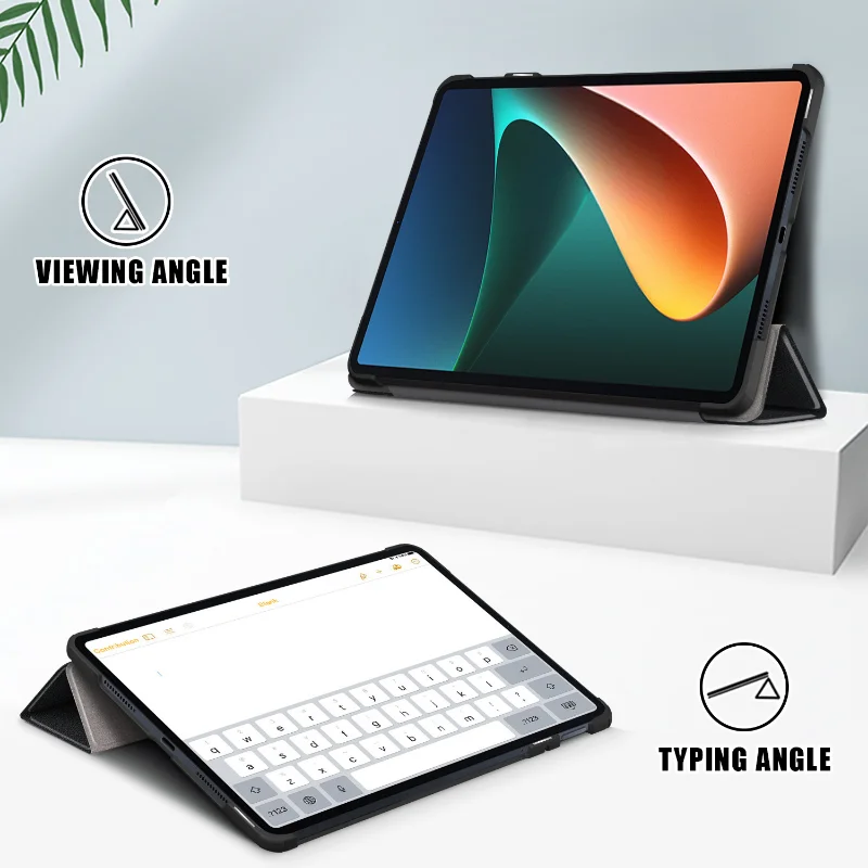 Premium PU Leather Smart Folding Cover for Xiaomi Pad 6 and Pad 6 Pro - 2023 Edition with Auto Wake Function