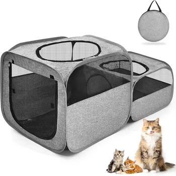 Large Portable Cat Enclosure Playpen 1