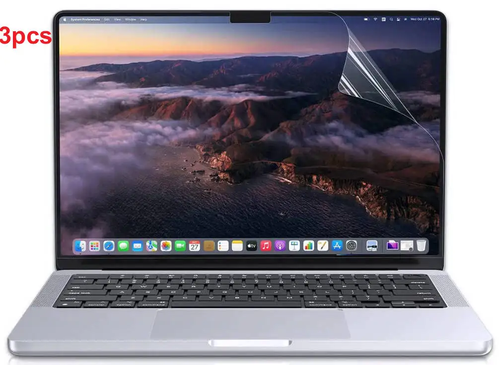 3 Pz Pellicola Proteggi Schermo Per M2 Macbook Air 2022 M1 M2 Pro 13 14 15 16 Touch Bar Max Soft Guard A2141 A2338 A2179 A2442 A2485