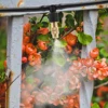 15-250Pcs Micro Drip Irrigation Misting Brass Nozzle Garden Spray Cooling Parts Copper Sprinkler with Thread Barb Tee Connector 2
