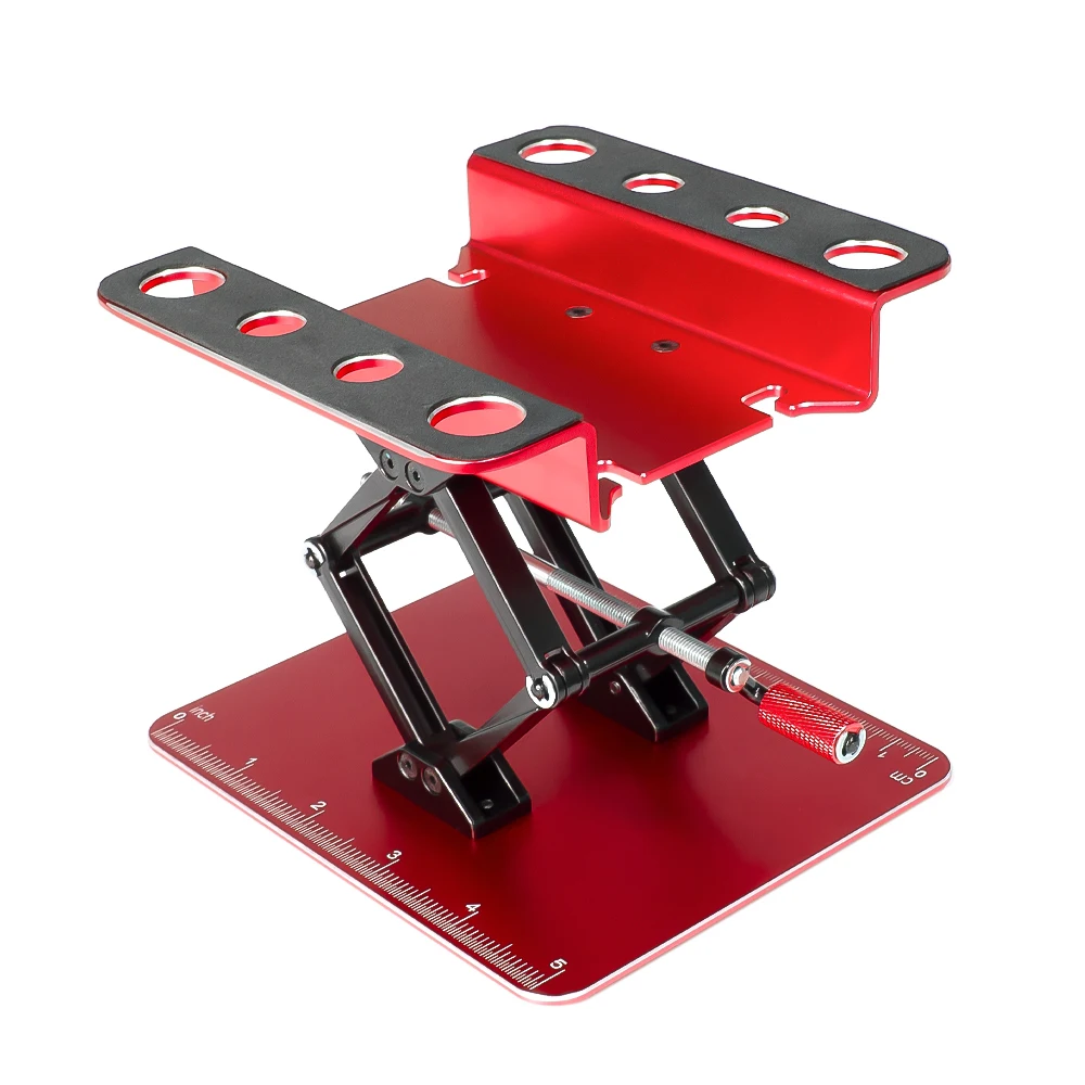 RC Auto Reparaturstation Arbeitsständer Höhenverstellbare Montageplattform für TRX4 Redcat Axial Arrma Kraton Slash 1/10 1/8 1/12 Modus – Detail 8