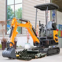 Landward Customized Trench 1.5 Ton 2Ton Excavators XT13U Hydraulic Small Micro Crawler Bagger Digger CE EPA Mini Excavator 1 Ton