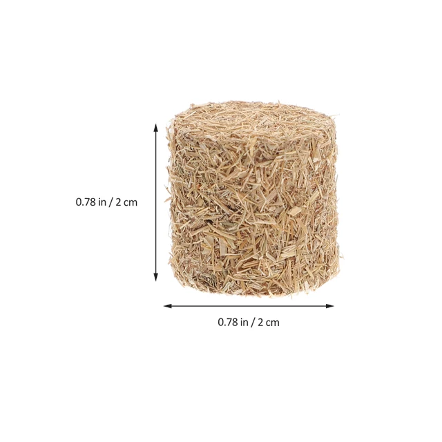  Totority 20 Pcs mini haystack mini straw bales false