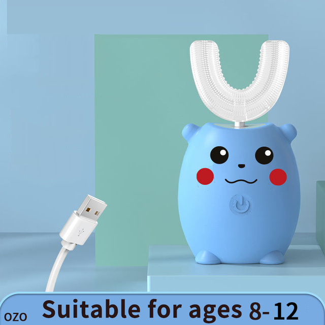 Children Electric Toothbrush Smart Kids Teeth Toothbrush Cartoon Pattern Toddler Toothbrush 360 Degree XaoMi U brush Gift