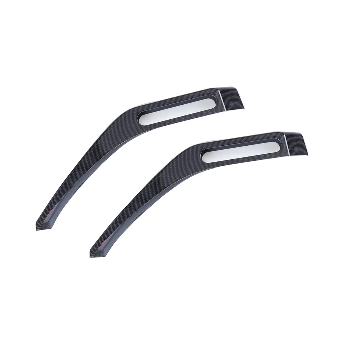Hood Trail Sights Cover Decoration Cover, 2 Pack Carbon Fiber