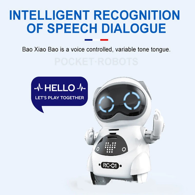 Robot Toys Electric Model for Kids Voice Intelligent Early Education Puzzle Interactive Story Birthday Christmas Gifts For Kids 5