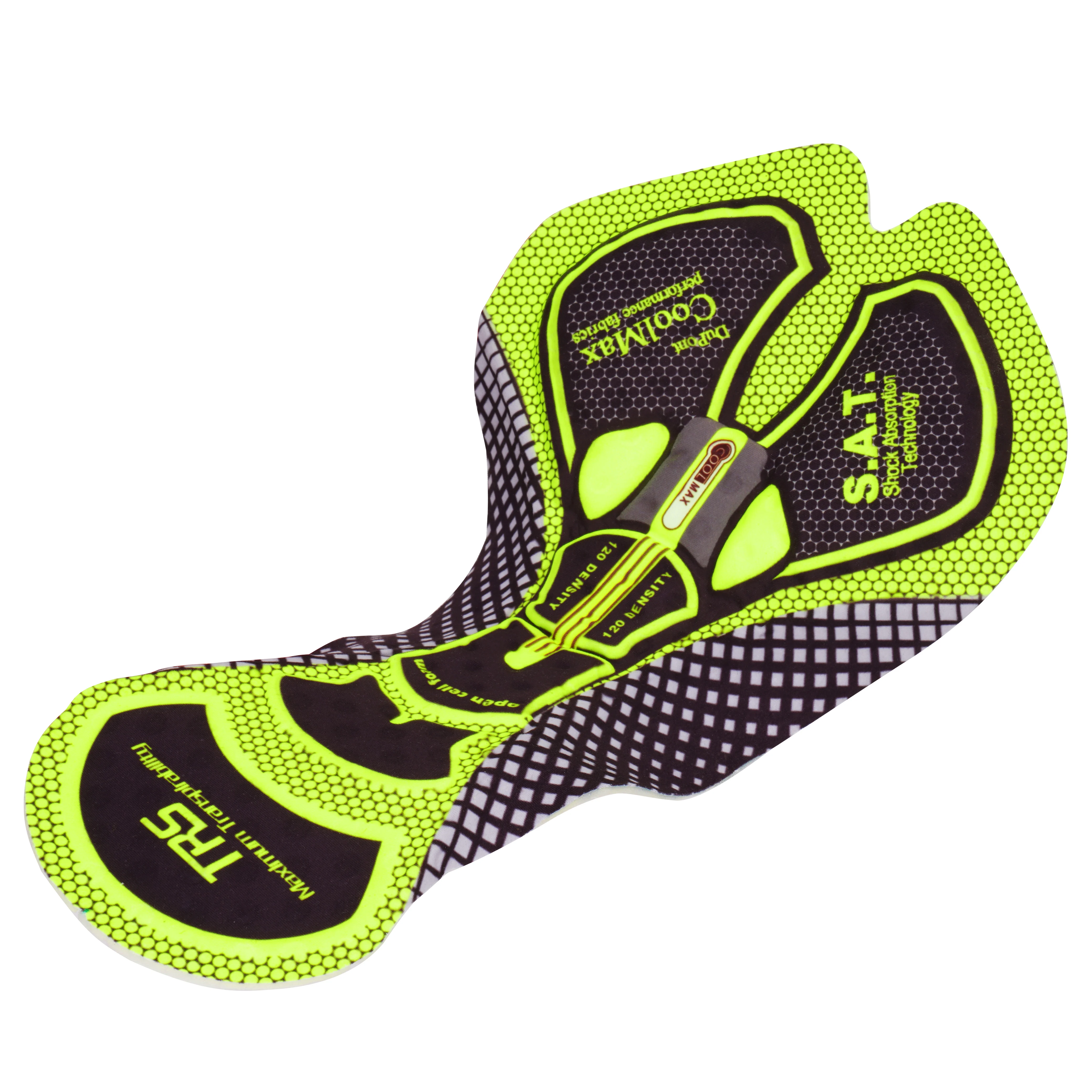 Darevie Cycling Pad Cuscino In Gel 120Kg/M3 Cuscinetti In Schiuma Di Gel 3D Ad Alta Densità 310X210X15Mm Coolmax Tech