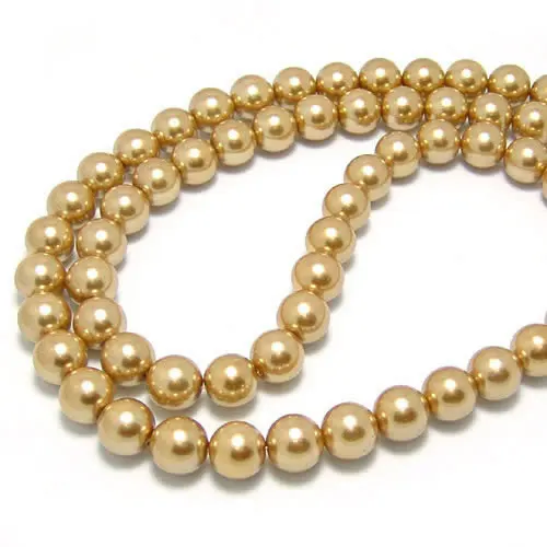 Vibrant Glass Dyeing Color Round Imitation Pearl Beads for DIY Jewelry and Accessories