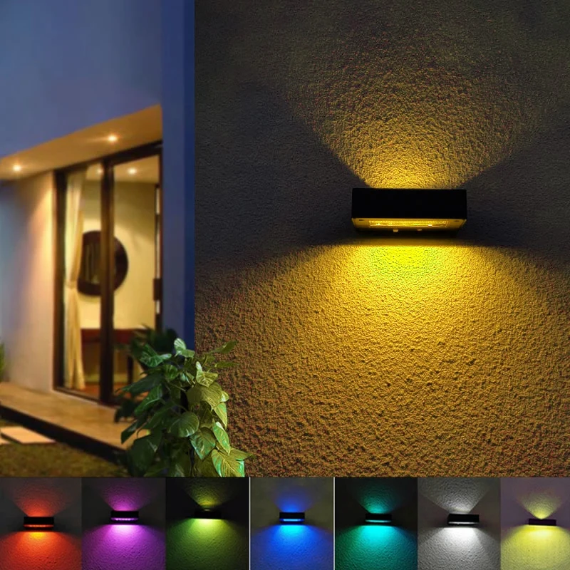 

Solar Garden Lights Solar LED Light Outdoor Lighting Sunlight Wall Lamp Waterproof Garden Landscape Decoration Yard Spotlight