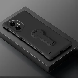 Ultra - Thin Frameless Phone Case with Holder - Premium Protection Cover - Honor 50 (Black)