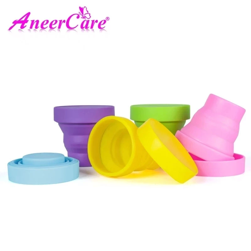 Menstrual Cup Medical Silicone Vagina Sterilizer Hygiene For Women Period