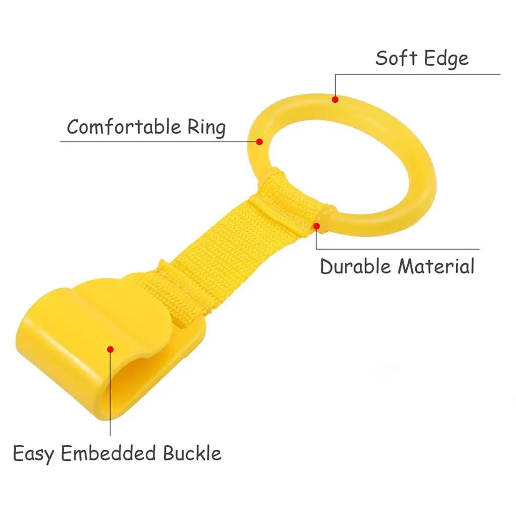 4 Pieces Baby Pull Rings Cribs Balance Training Ring Toddler Stand Walking Aiding Tool Hanging Handles Pendant Home baby pull rings