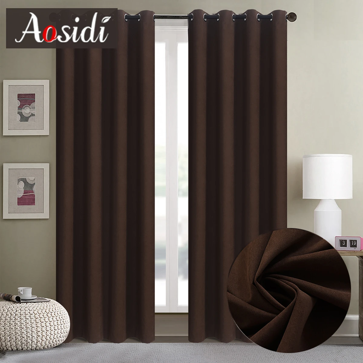 Cortinas de Terciopelo Modernas para la Ventana de la de Estar Cortinas Opacas de Color Sólido el Dormitorio Cortinas de Tela Personalizada del 90% de Sombra Acabada|Cortinas| - AliExpress