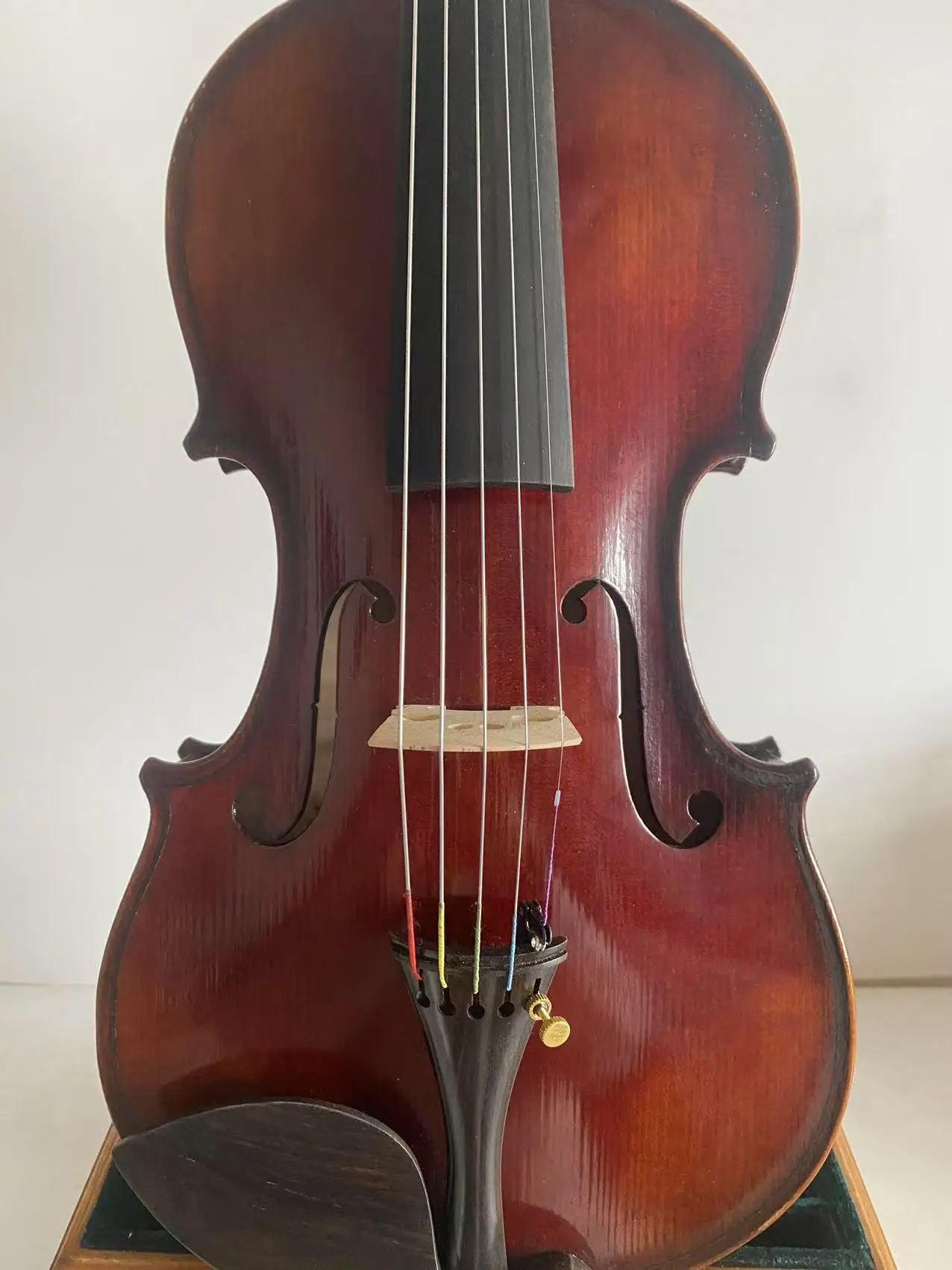 Advanced 5 strings Violin,Good sound Stradi Model flamed maple back spruce top